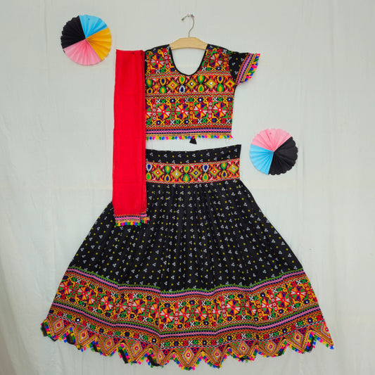 Girls - 3 Dot Bandhani Toran Chaniya Choli