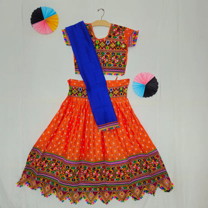 Girls - 3 Dot Bandhani Toran Chaniya Choli