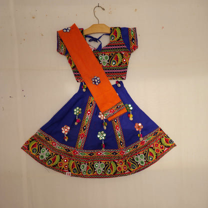 Girls - Full Work With Kavdi Flower Latkan Chaniya Choli