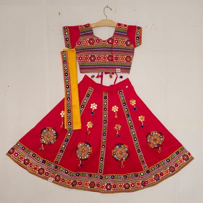 Girls - Full Work With Round Patch Design Chaniya Choli