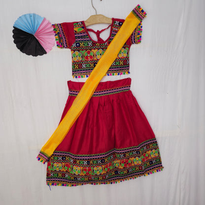 Girls - Plain Sleeve Chaniya Choli