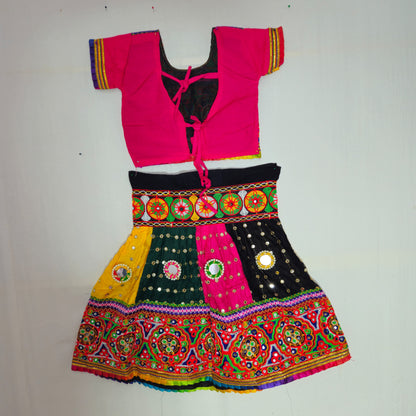 Girls - Bangadi Mirror Work Chaniya Choli