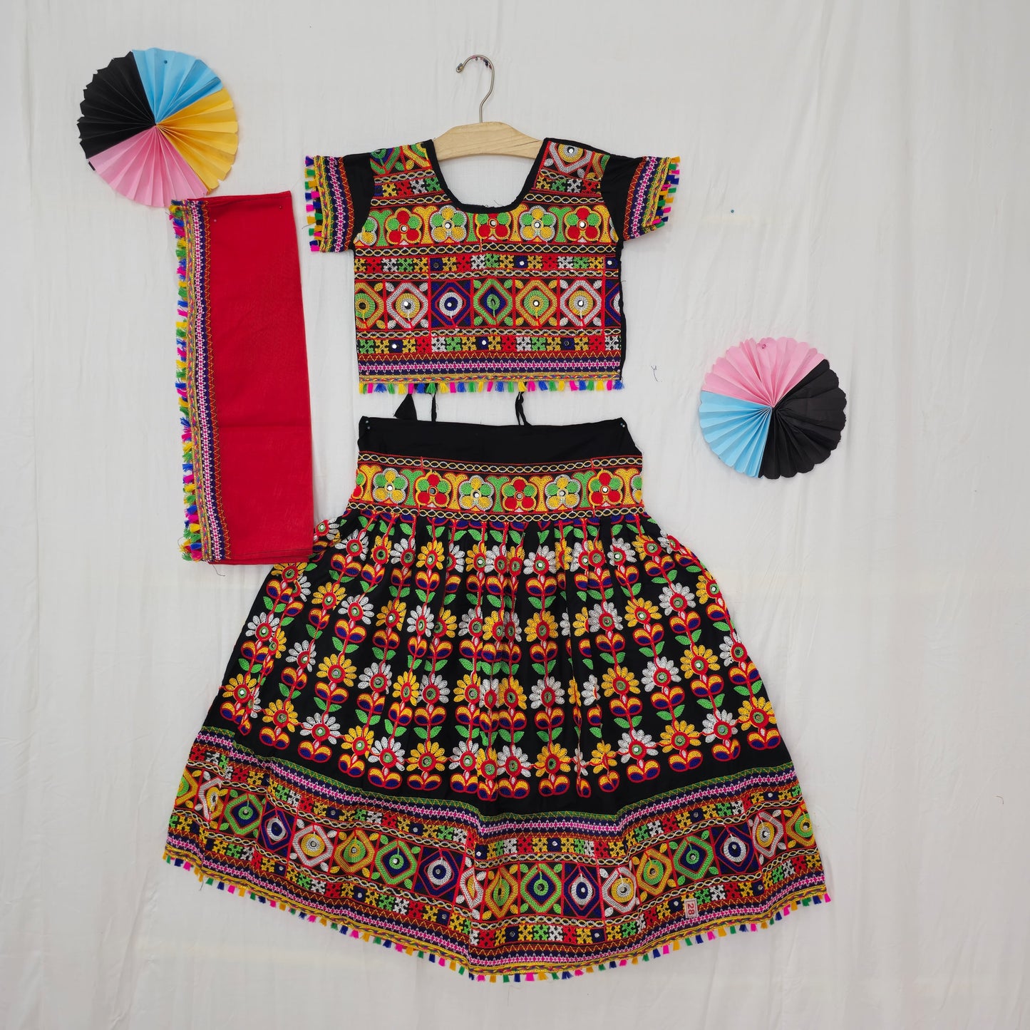Girls - Floral Work Chaniya Choli