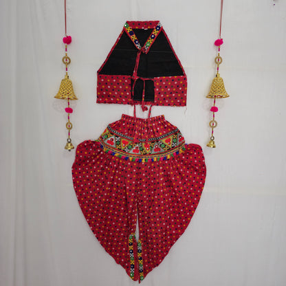 Girls - Single Dot Bandhani Dhoti