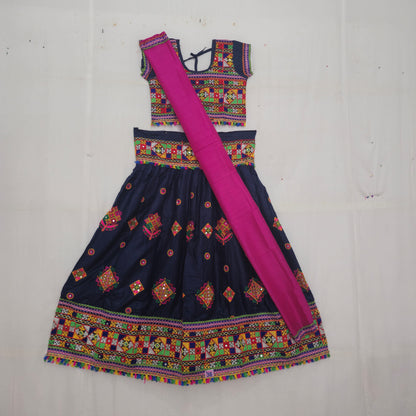 Girls - Circle Square Work Chaniya Choli