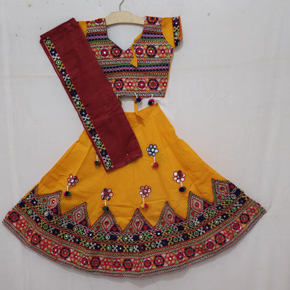 Girls - Toran and Flower Latkan Chaniya Choli
