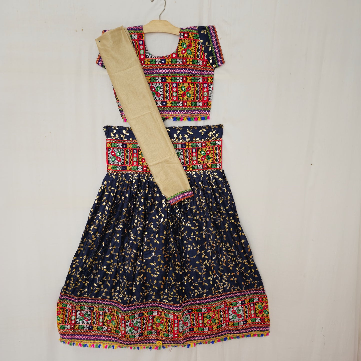 Girls - Gold Print Design Chaniya Choli