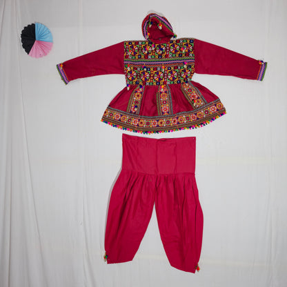 Kids - Full work Kediya with Half Patta