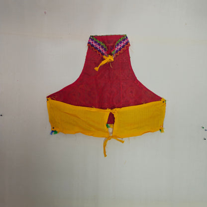 Girls - Sleeveless Center Border 3 Patta Chaniya Choli